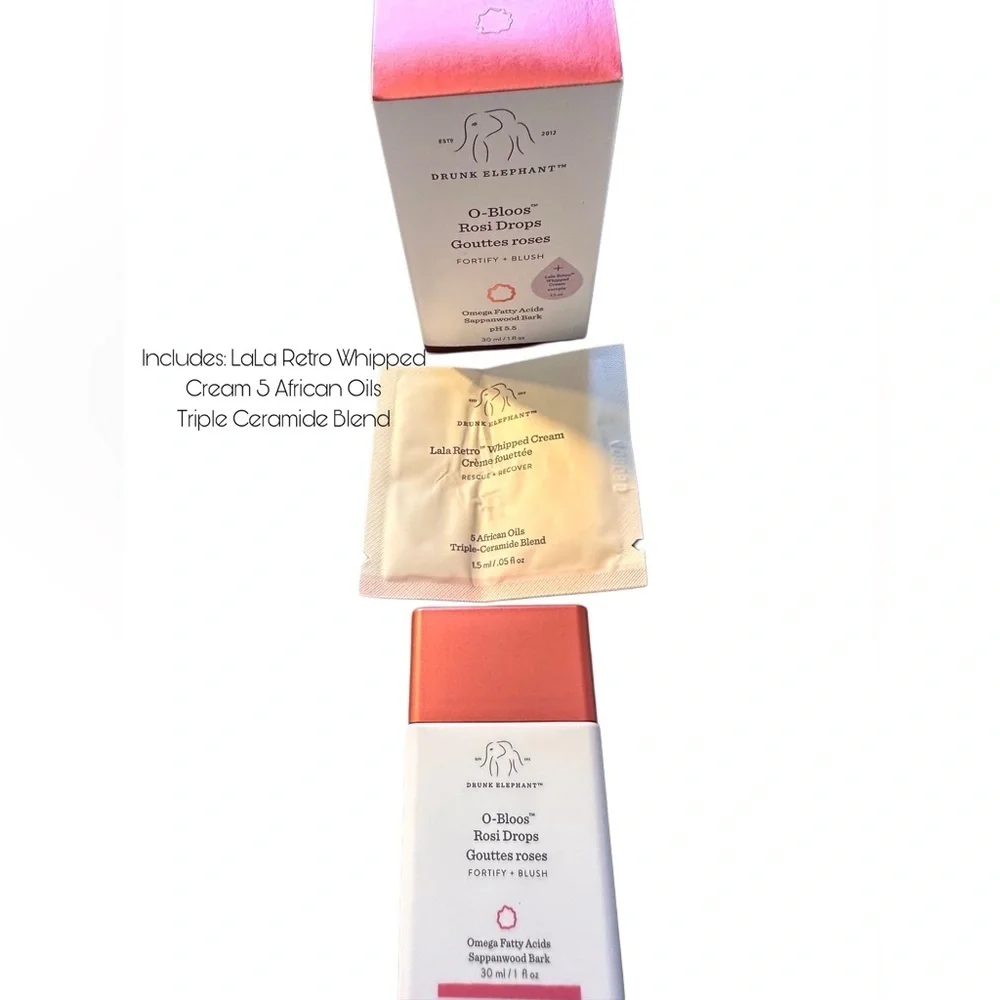 NIB Drunk Elephant Bloos Rosi Drops with Vitamin F 30 ml/1 fl oz‎